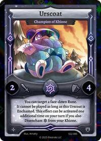 Urscoat - Champion of Khione (Reverse Holo)