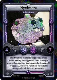 Nyximera - Fallen Form (Reverse Holo)