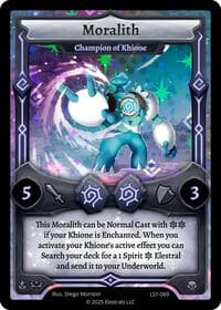 Moralith - Champion of Khione