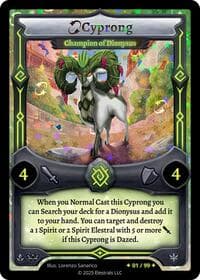 Cyprong - Champion of Dionysus (Serialized)