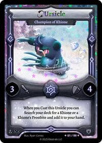 Ursicle - Champion of Khione (Serialized)