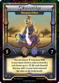 Raiceridge - Champion of Hera (Stellar)