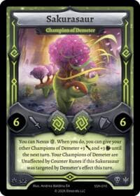 Sakurasaur - Champion of Demeter