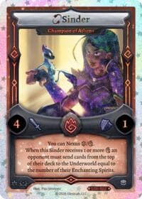 Sinder - Champion of Athena (Stellar)