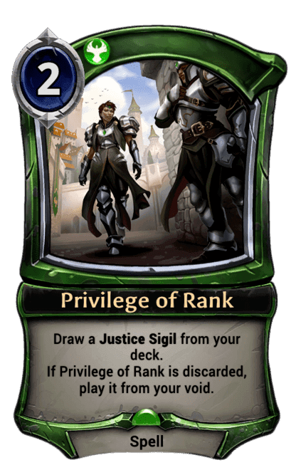 Privilege of Rank