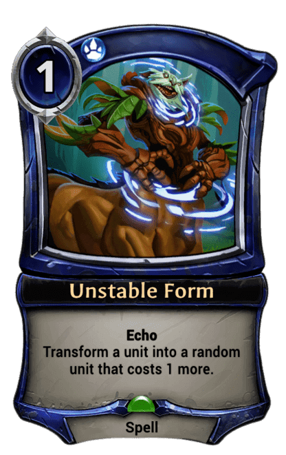 Unstable Form
