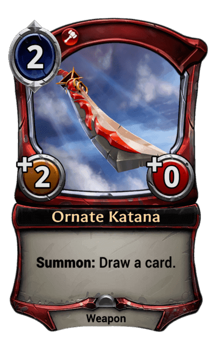Ornate Katana