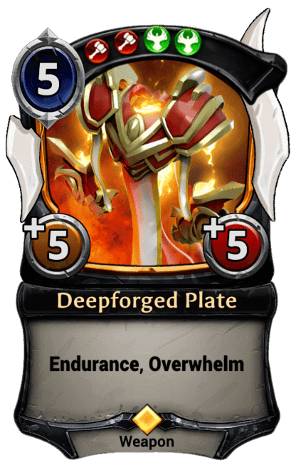 Deepforged Plate
