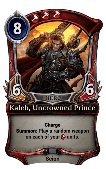 Kaleb, Uncrowned Prince
