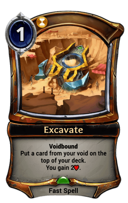 Excavate
