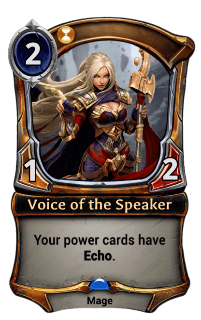 Voice of the Speaker