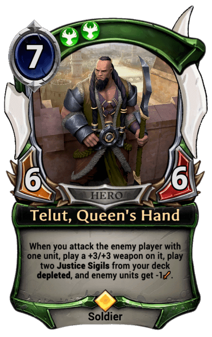Telut, Queen's Hand