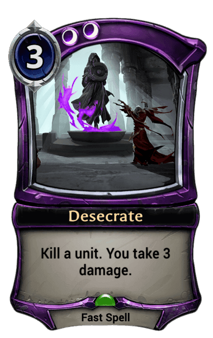 Desecrate