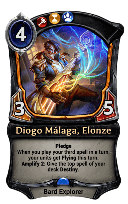 Diogo Málaga, Elonze