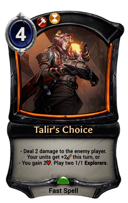 Talir's Choice