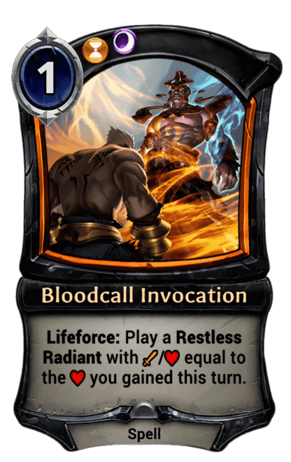 Bloodcall Invocation