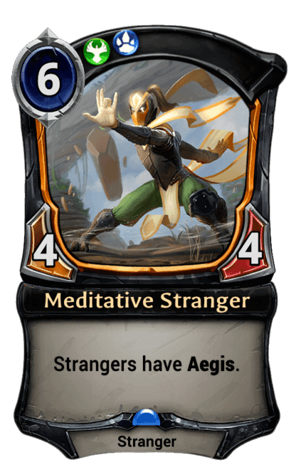 Meditative Stranger