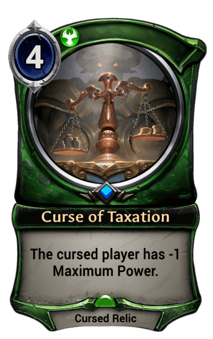 Curse of Taxation