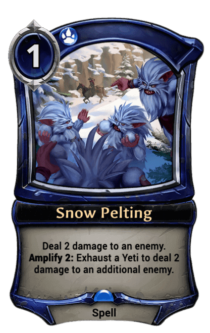 Snow Pelting
