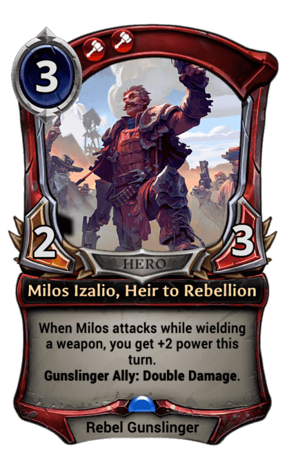 Milos Izalio, Heir to Rebellion