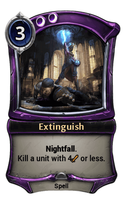 Extinguish