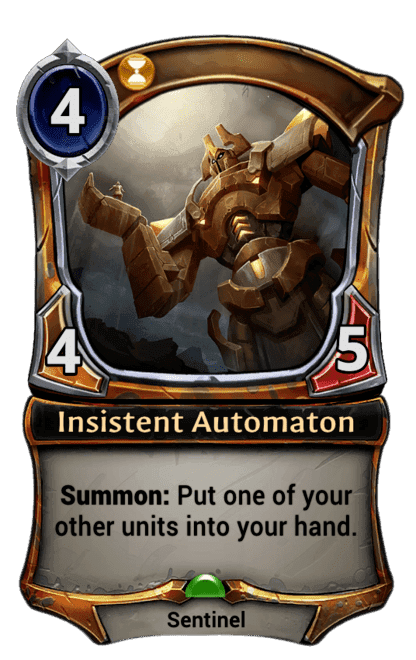 Insistent Automaton