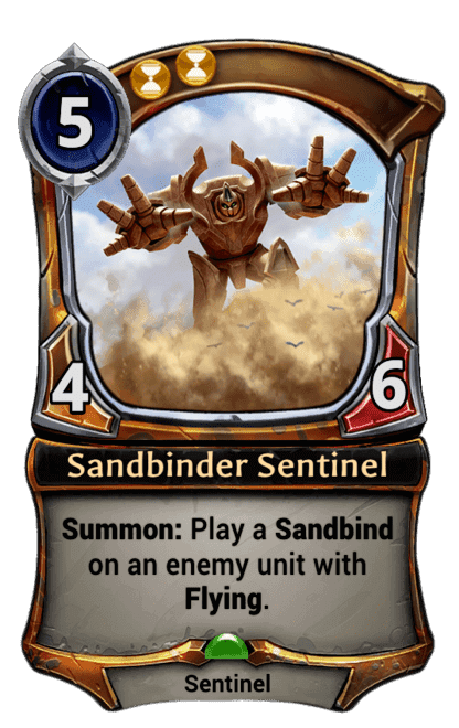 Sandbinder Sentinel