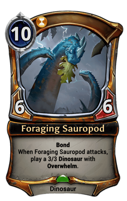 Foraging Sauropod
