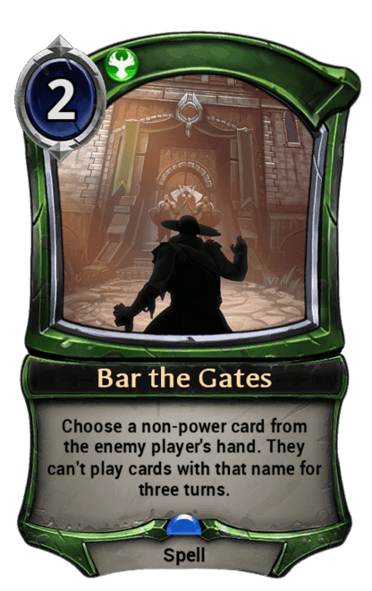 Bar the Gates
