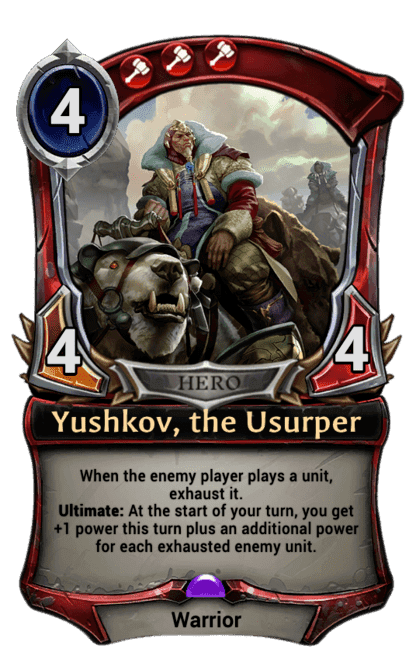 Yushkov, the Usurper