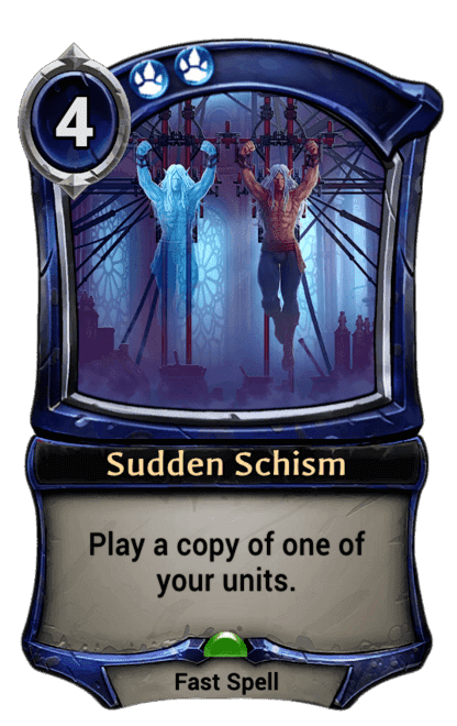 Sudden Schism