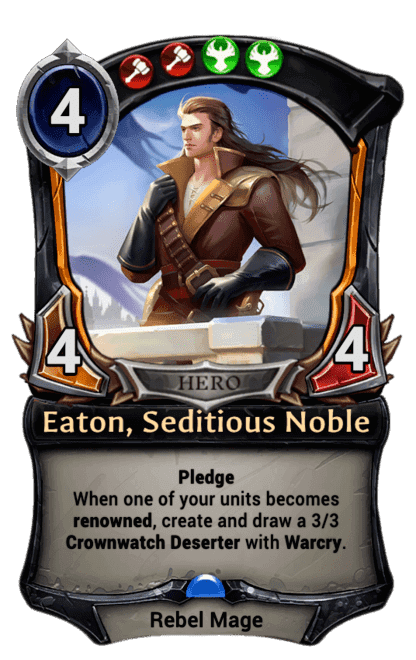 Eaton, Seditious Noble