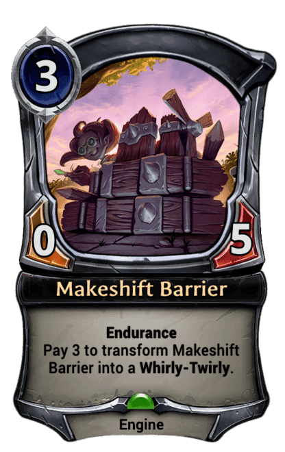 Makeshift Barrier