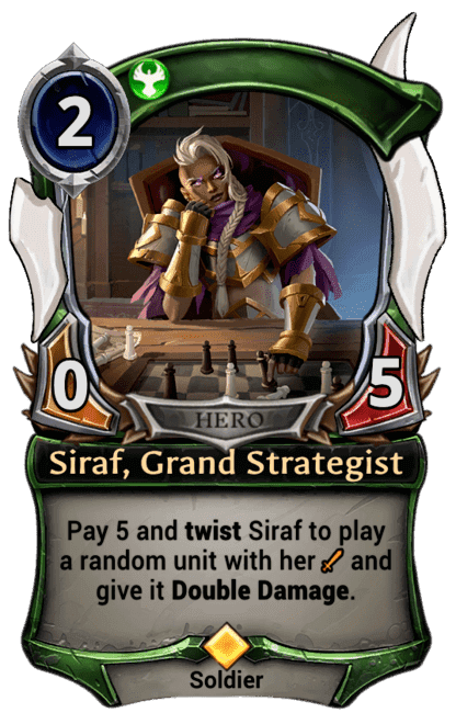 Siraf, Grand Strategist