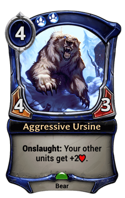 Aggressive Ursine