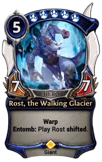 Rost, the Walking Glacier