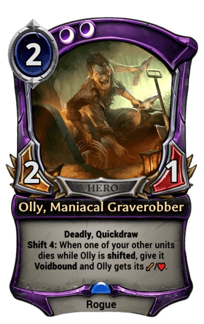 Olly, Maniacal Graverobber
