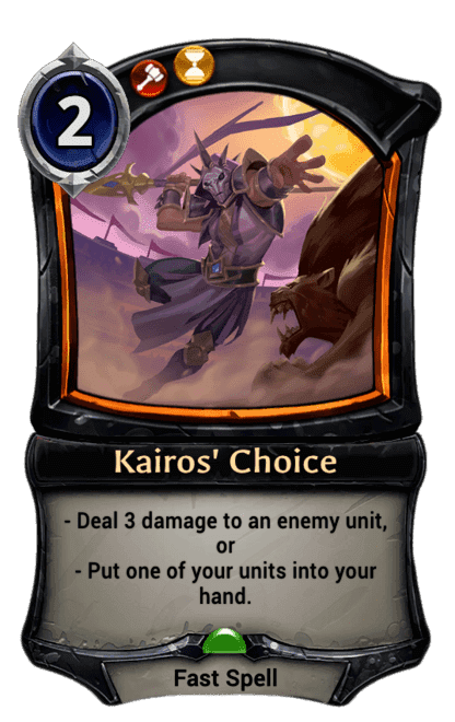 Kairos' Choice