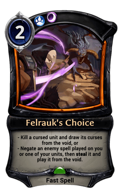 Felrauk's Choice