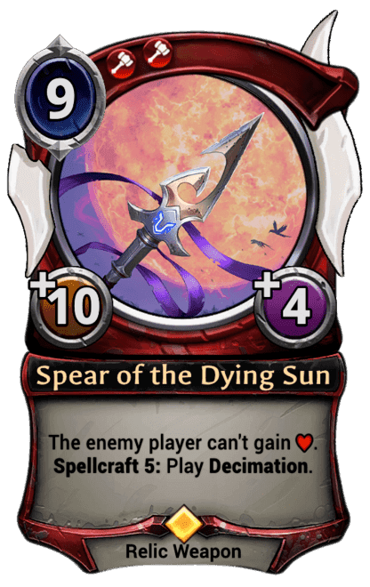 Spear of the Dying Sun