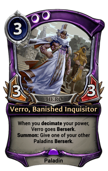 Verro, Banished Inquisitor