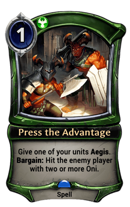 Press the Advantage