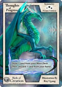 Thoughts of Progress (Promo Edition) (Bold Card Text)