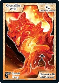 Crystalfire Wolf (Unlimited Edition)