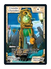 Unstable Chroniker