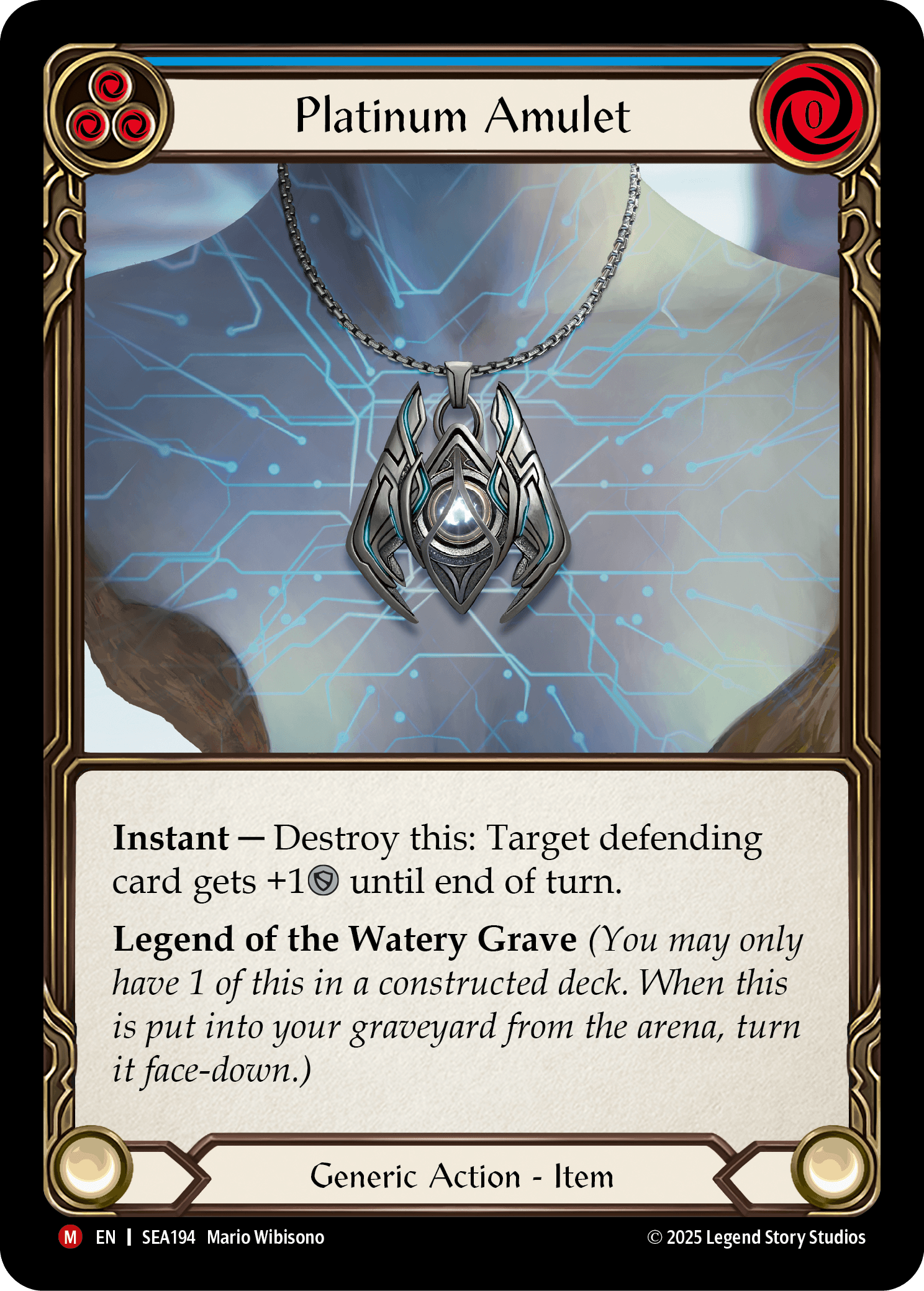 Platinum Amulet