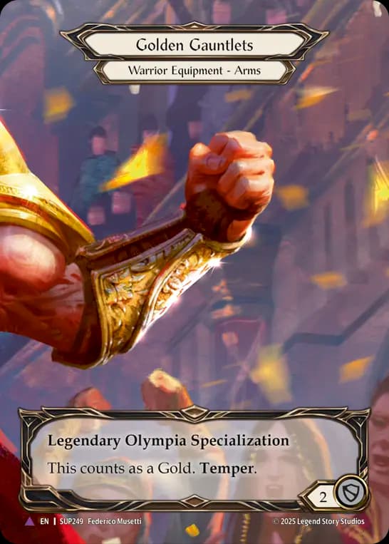 Golden Gauntlets