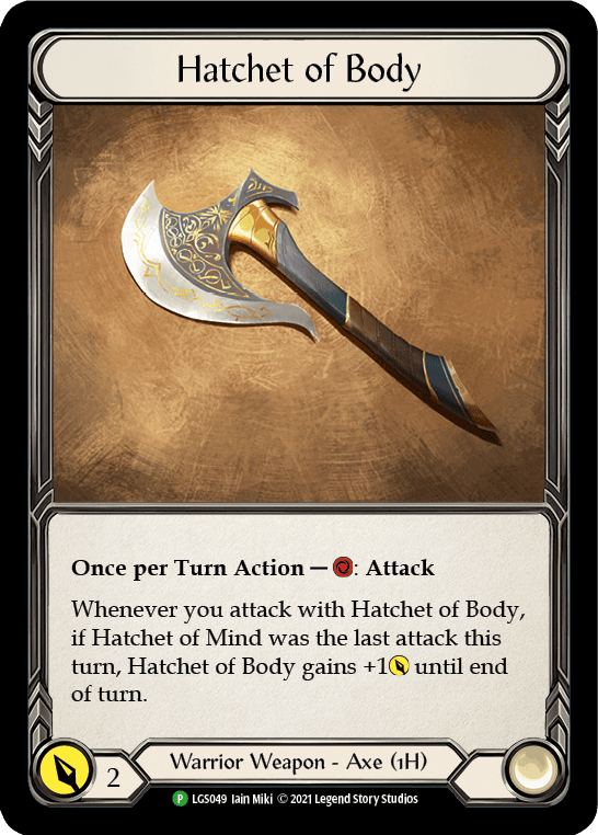 Hatchet of Body