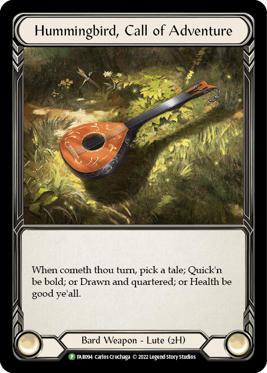 Hummingbird, Call of Adventure