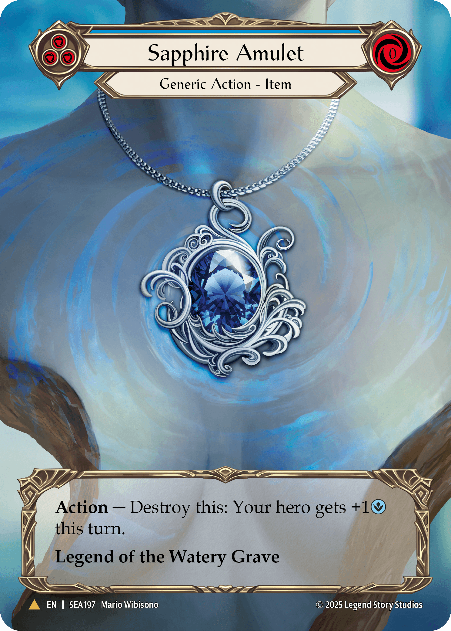 Sapphire Amulet